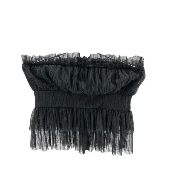 Lovers And Friends 'Barlow' Black Polyester Top Size S - Picture 2 of 4